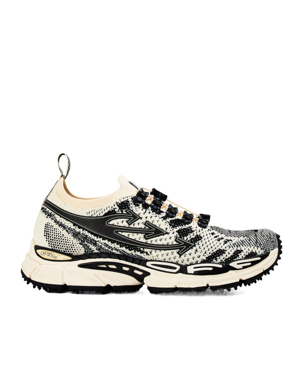 Off-White c/o Virgil Abloh Black Lightweight Knit Casual Shoes