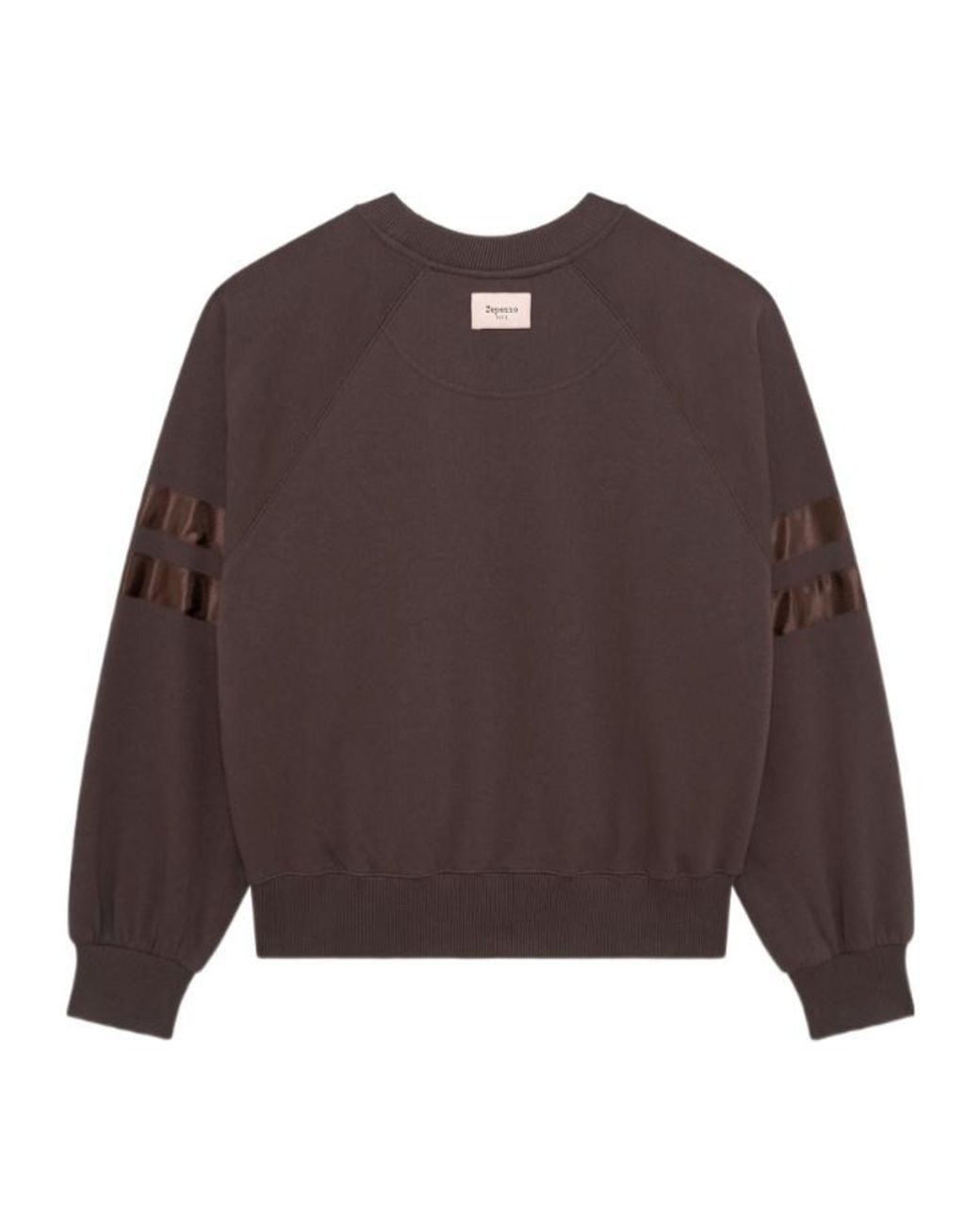 Repetto Brown Logo Trimmed Sweatshirt