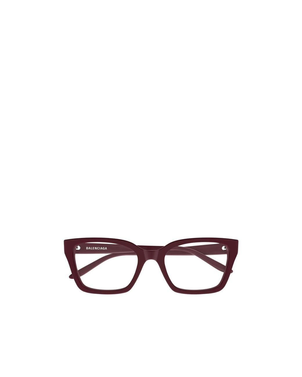 Balenciaga White Eyewear Butterfly Frame Glasses