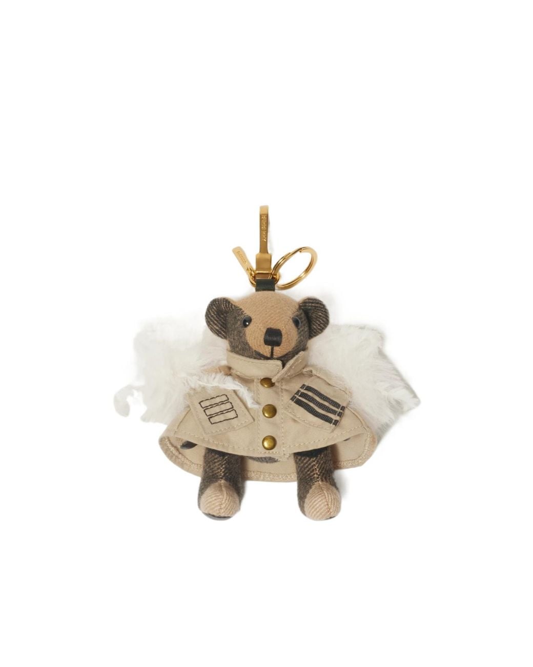 Burberry Metallic Check Thomas Bear Charm