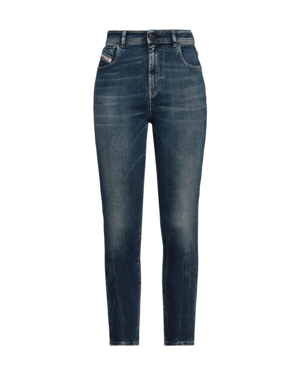 DIESEL Blue Solid Skinny Jeans