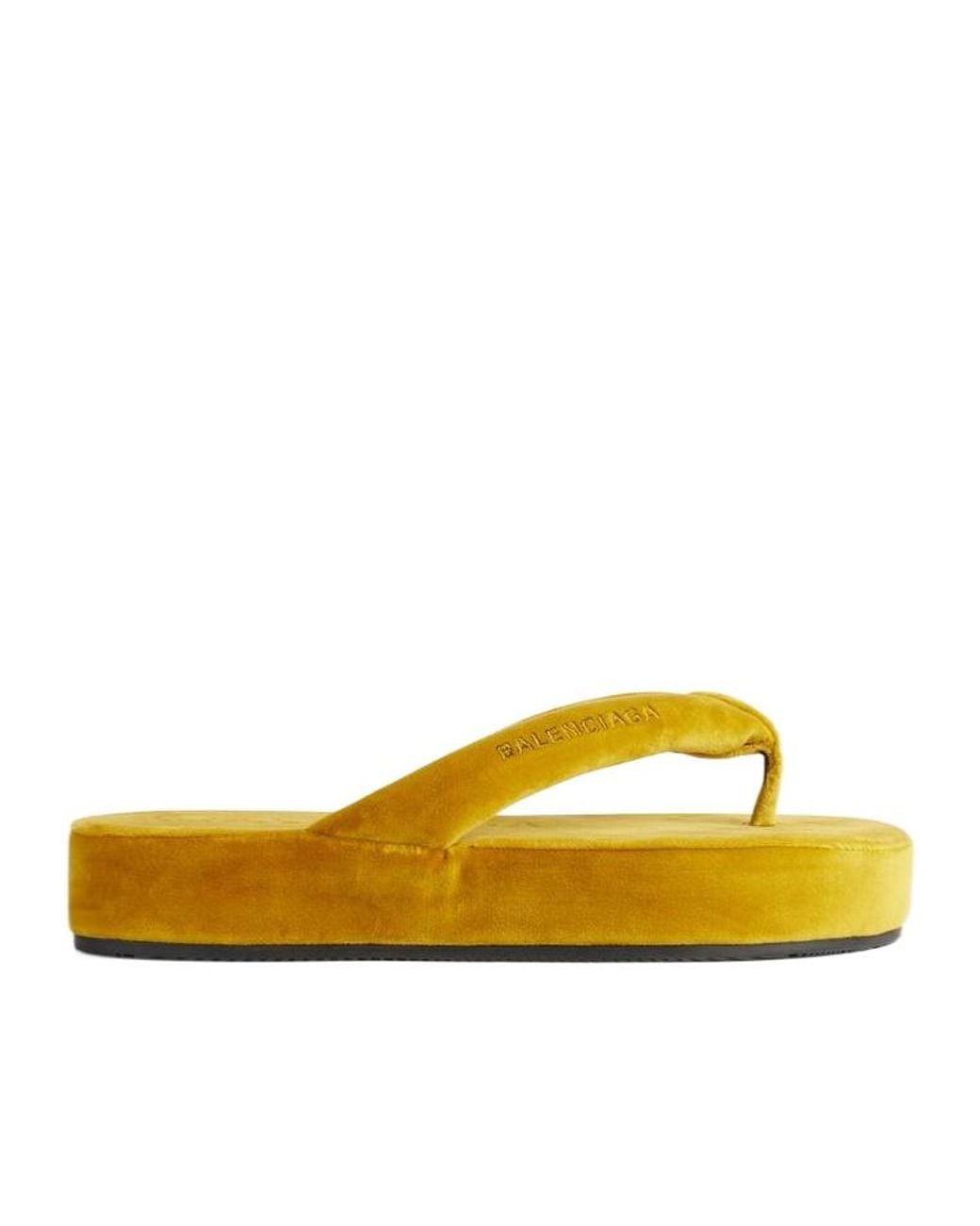 Balenciaga Yellow Jet Lag Thongs