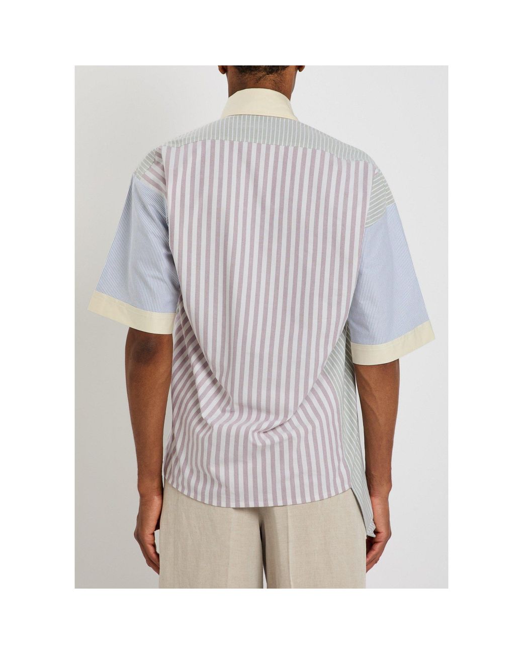 Vivienne Westwood White Simple Striped Shirt for men