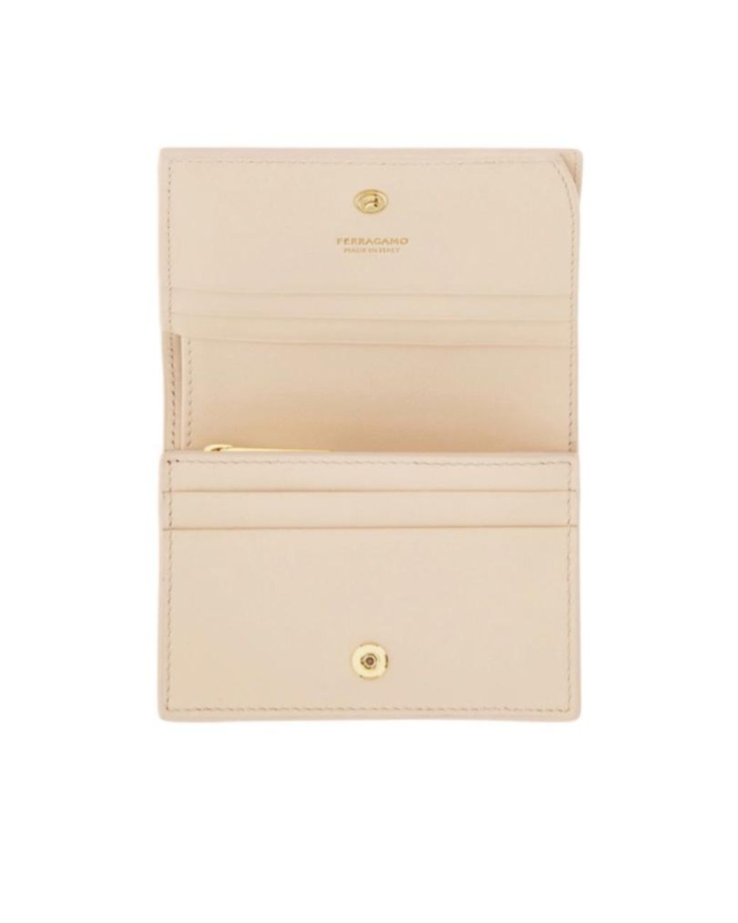 Ferragamo Natural Mini Bow Wallet