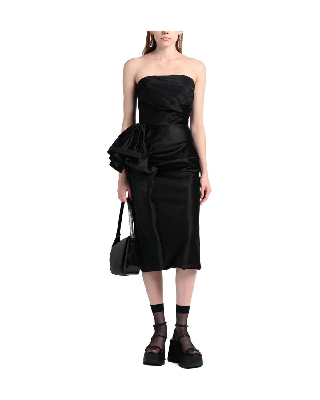 Maison Margiela Black Midi Dress
