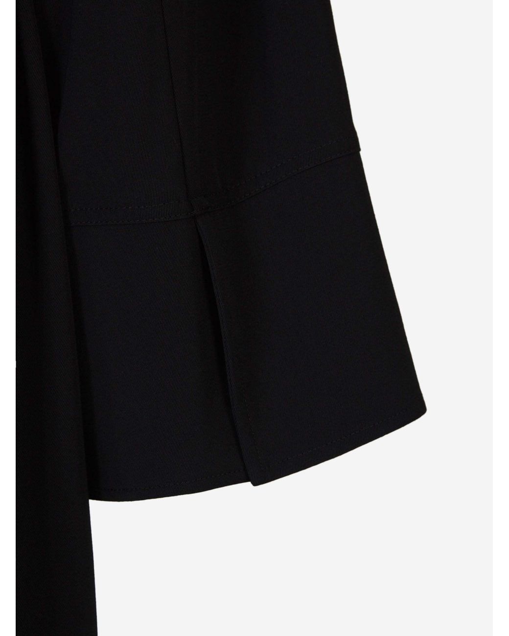 Totême Black Totême Flowing Twill Trench Coat