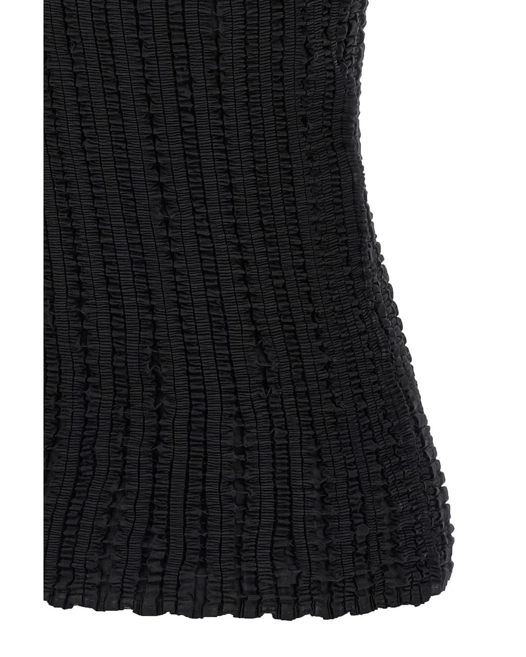 Issey Miyake Black Jellyfish Pleated Tank Top