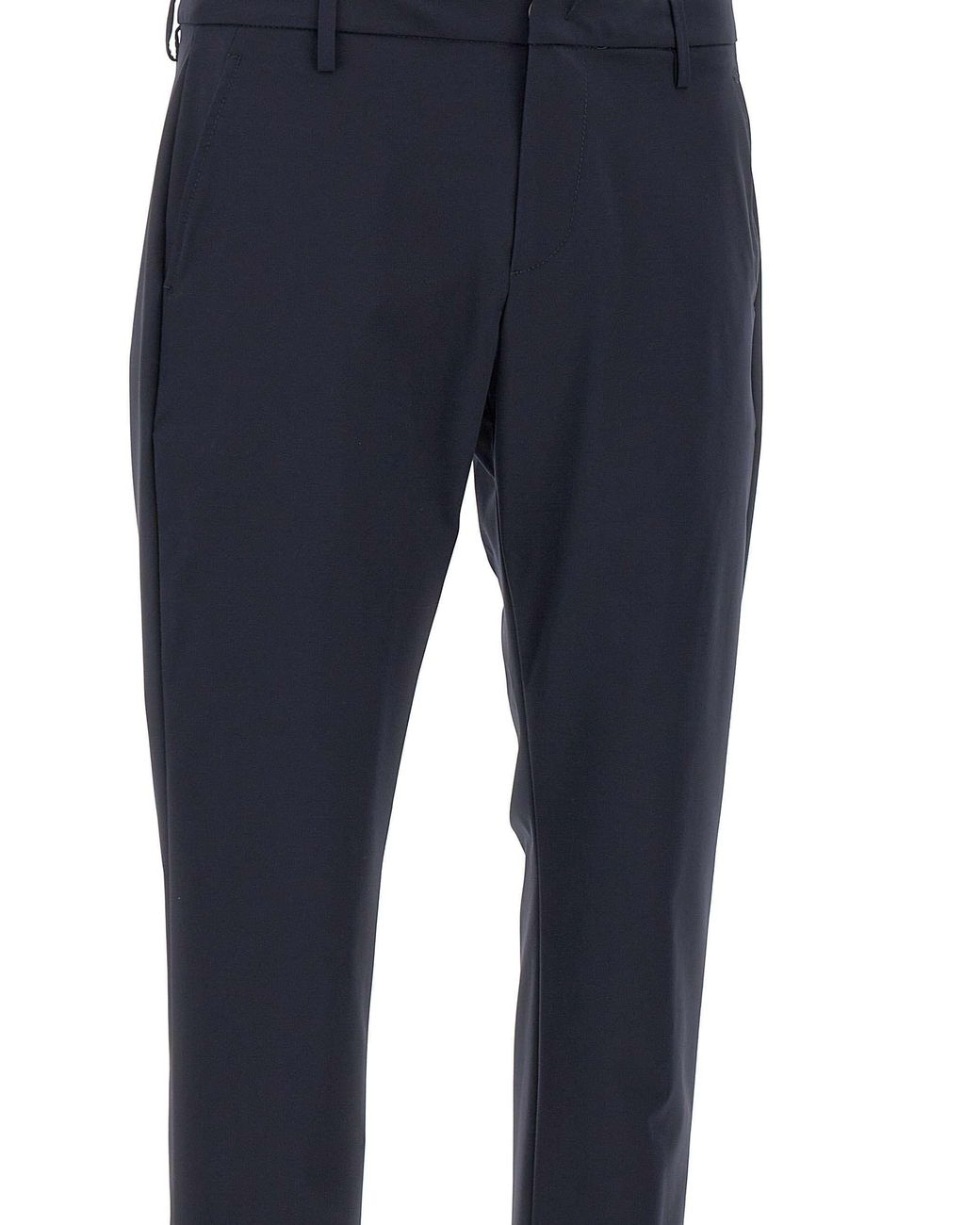 Dondup Blue Slim Fit Trousers for men