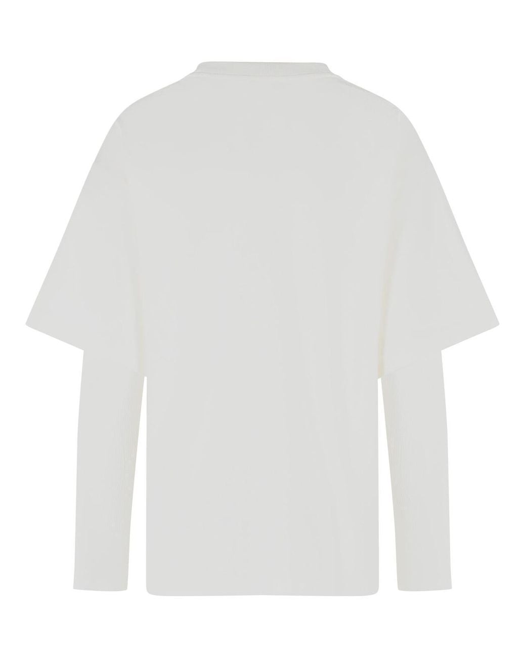 Acne White Embroidered T-Shirt