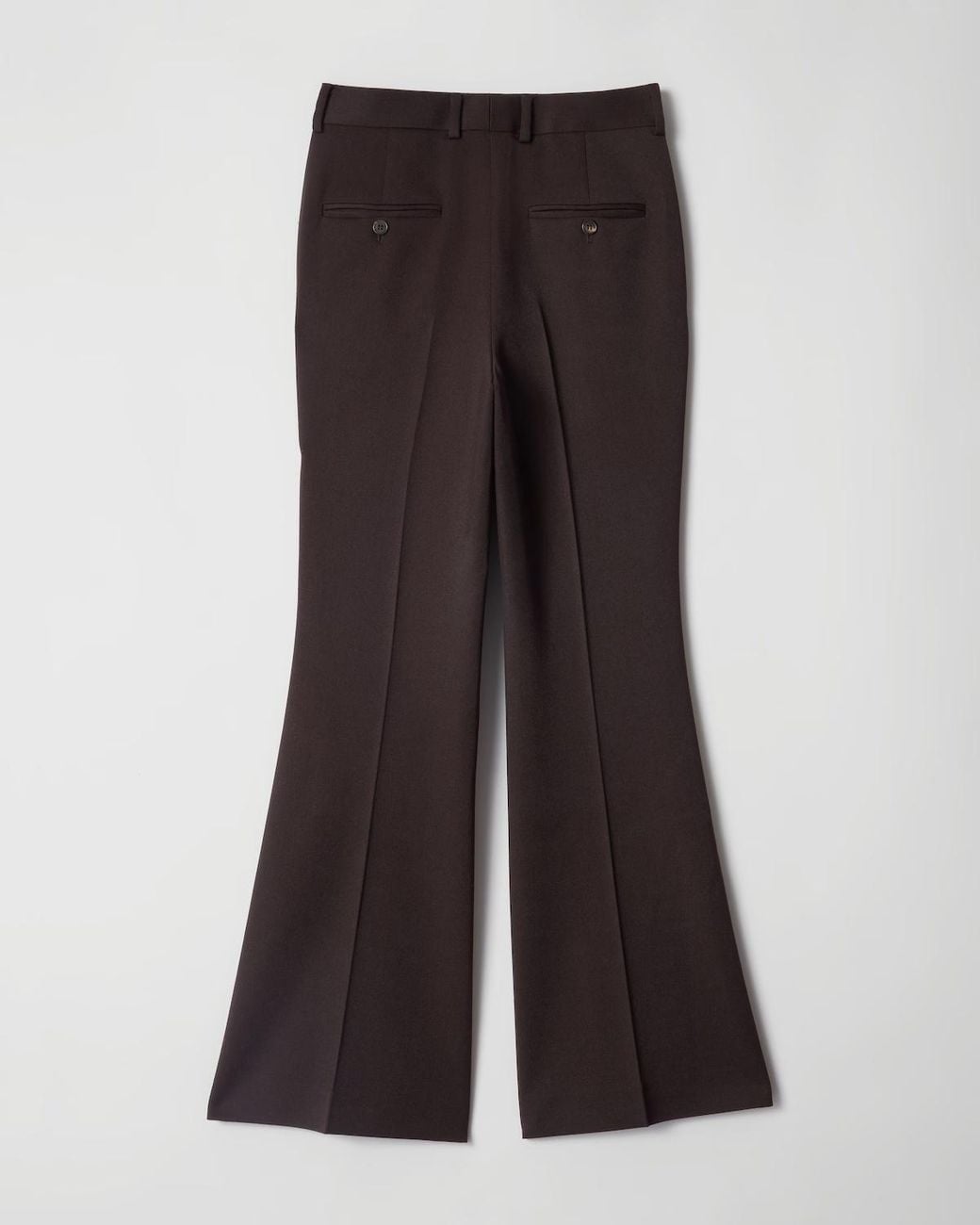 Céline Brown Kick-Flare Trousers