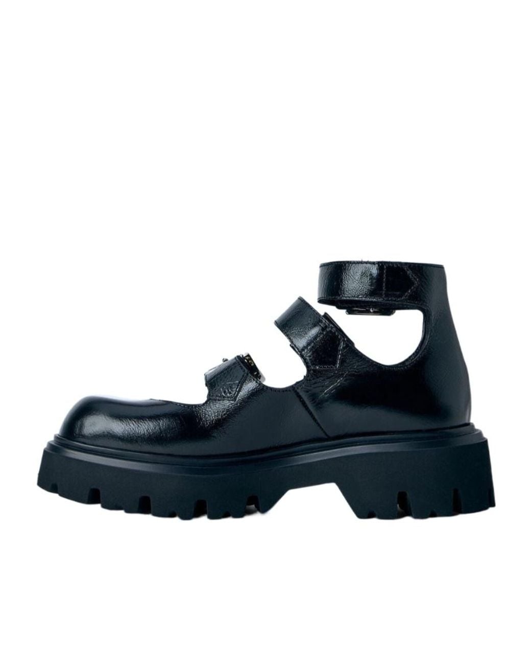 Vivienne Westwood Blue Bacchus Triple-Buckle Boots