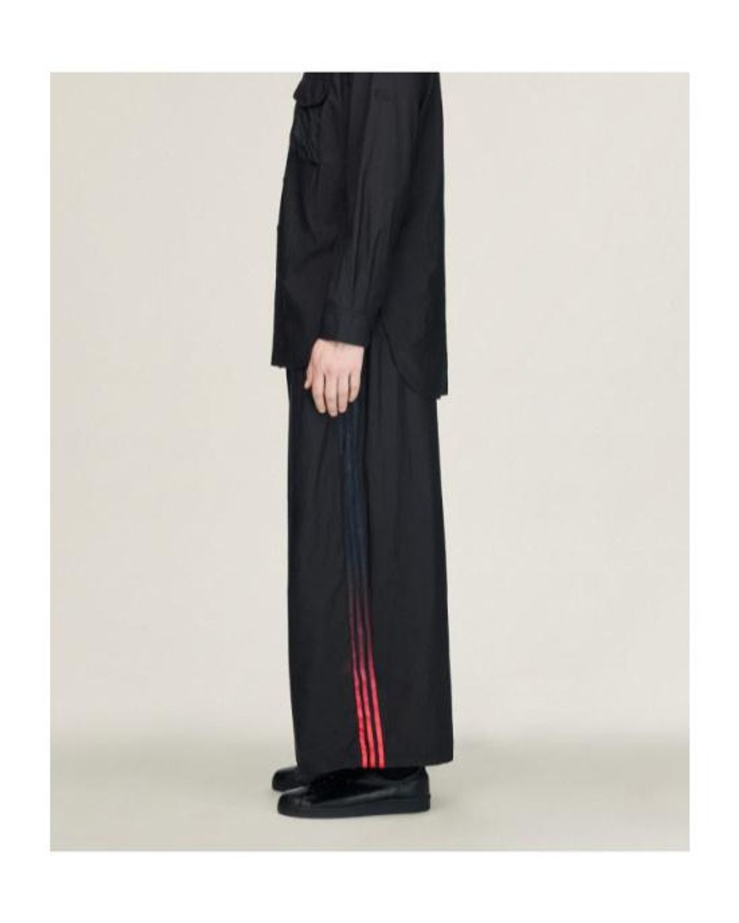 Y-3 Black Relaxed Drawstring Pants for men