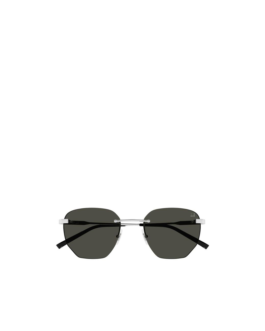 Dunhill Metallic Geometric Frame Sunglasses for men