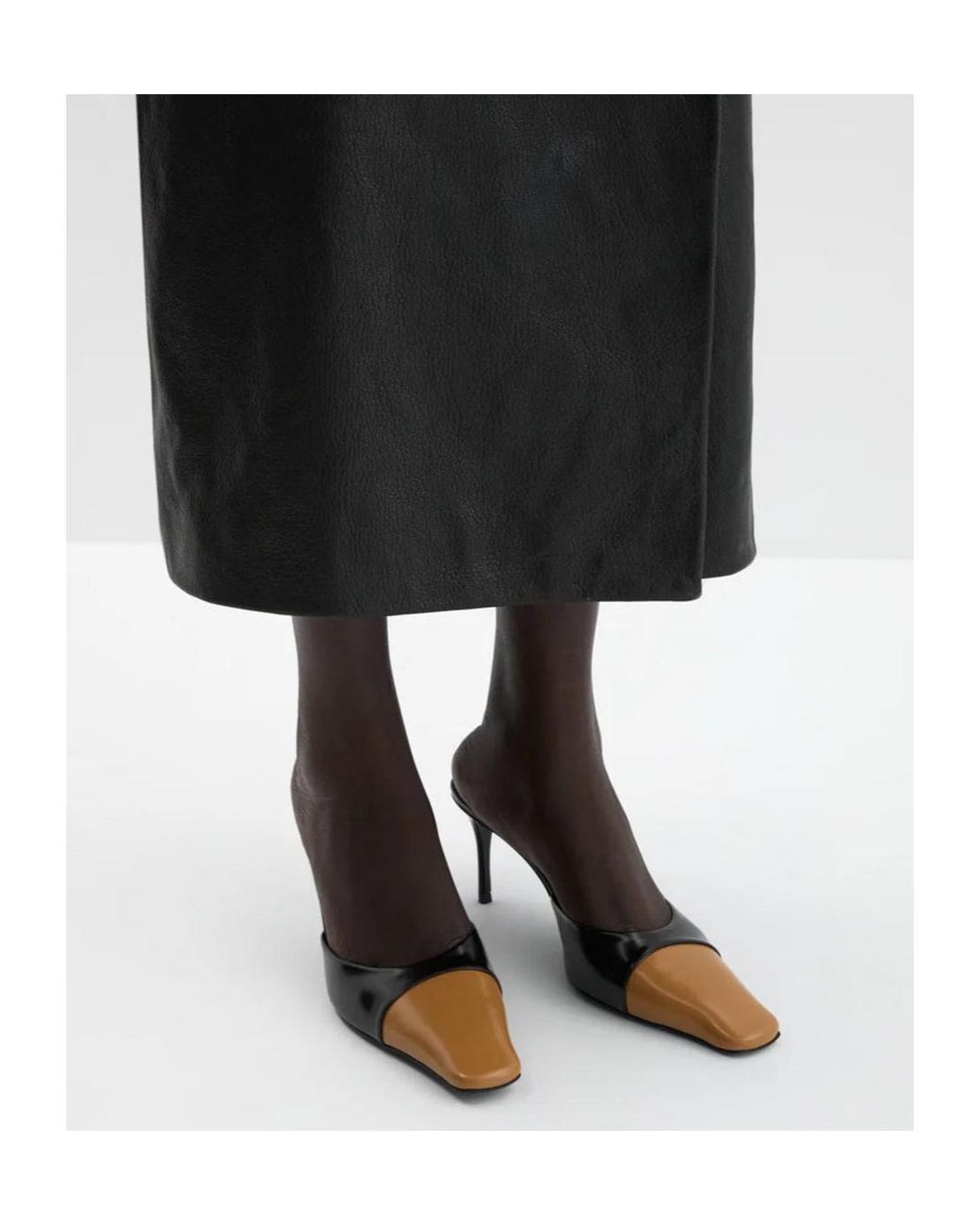 Magda Butrym Black Pointed-Toe Mules