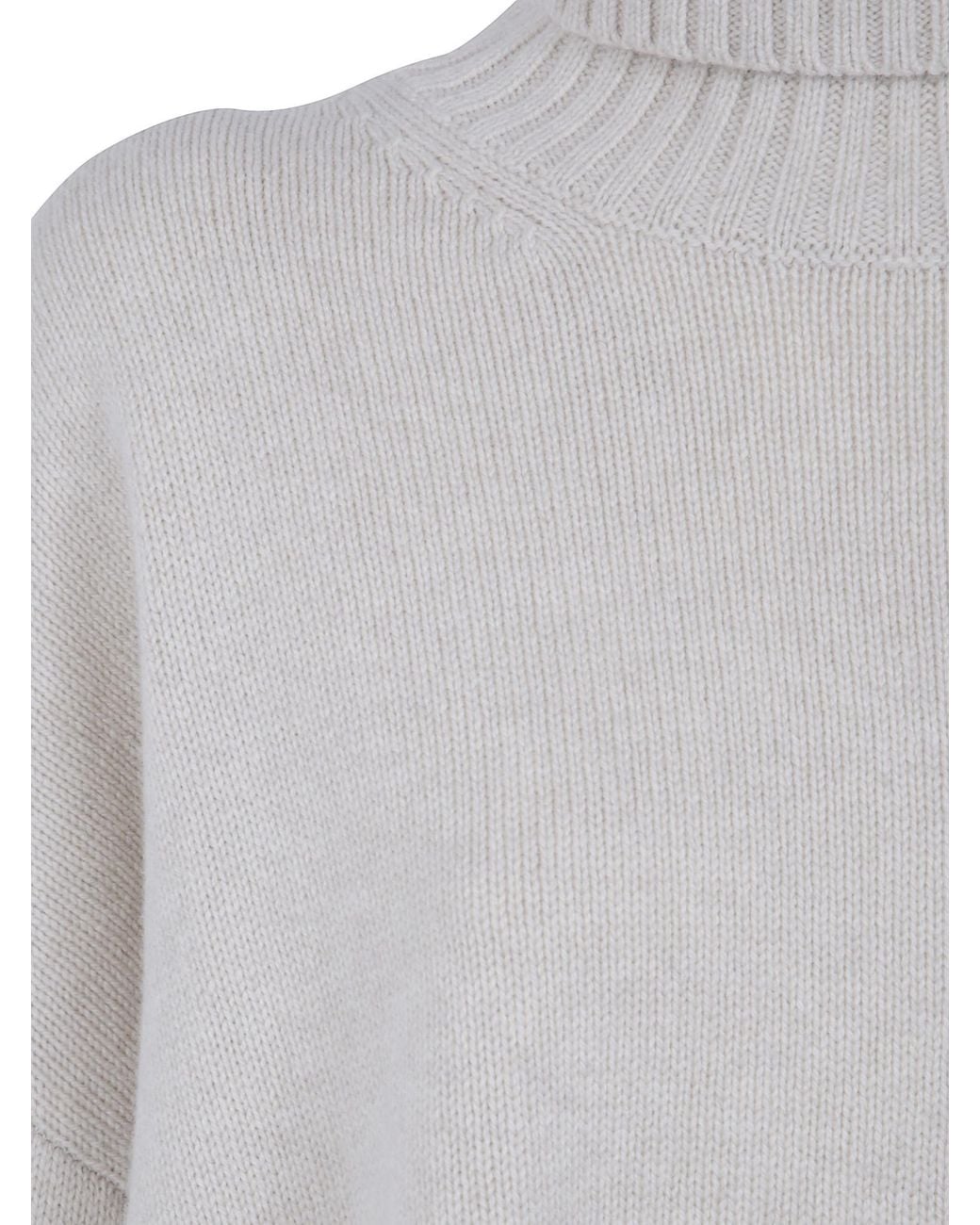 Soeur Gray William Oversized Turtleneck Knitted Sweater