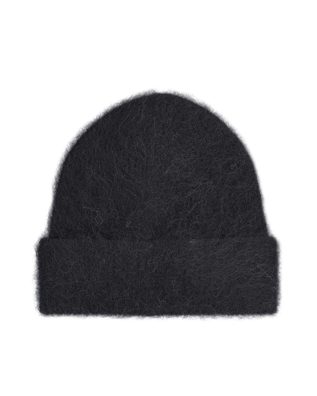 Isabel Marant Blue Logo Patch Ribbed-Knit Beanie