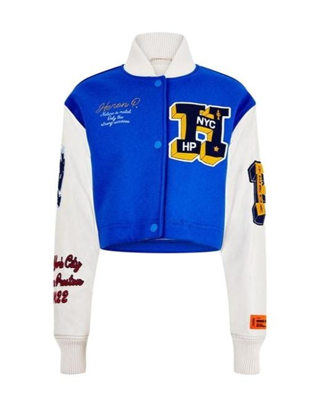 Heron Preston Blue Long Sleeve Casual Jacket