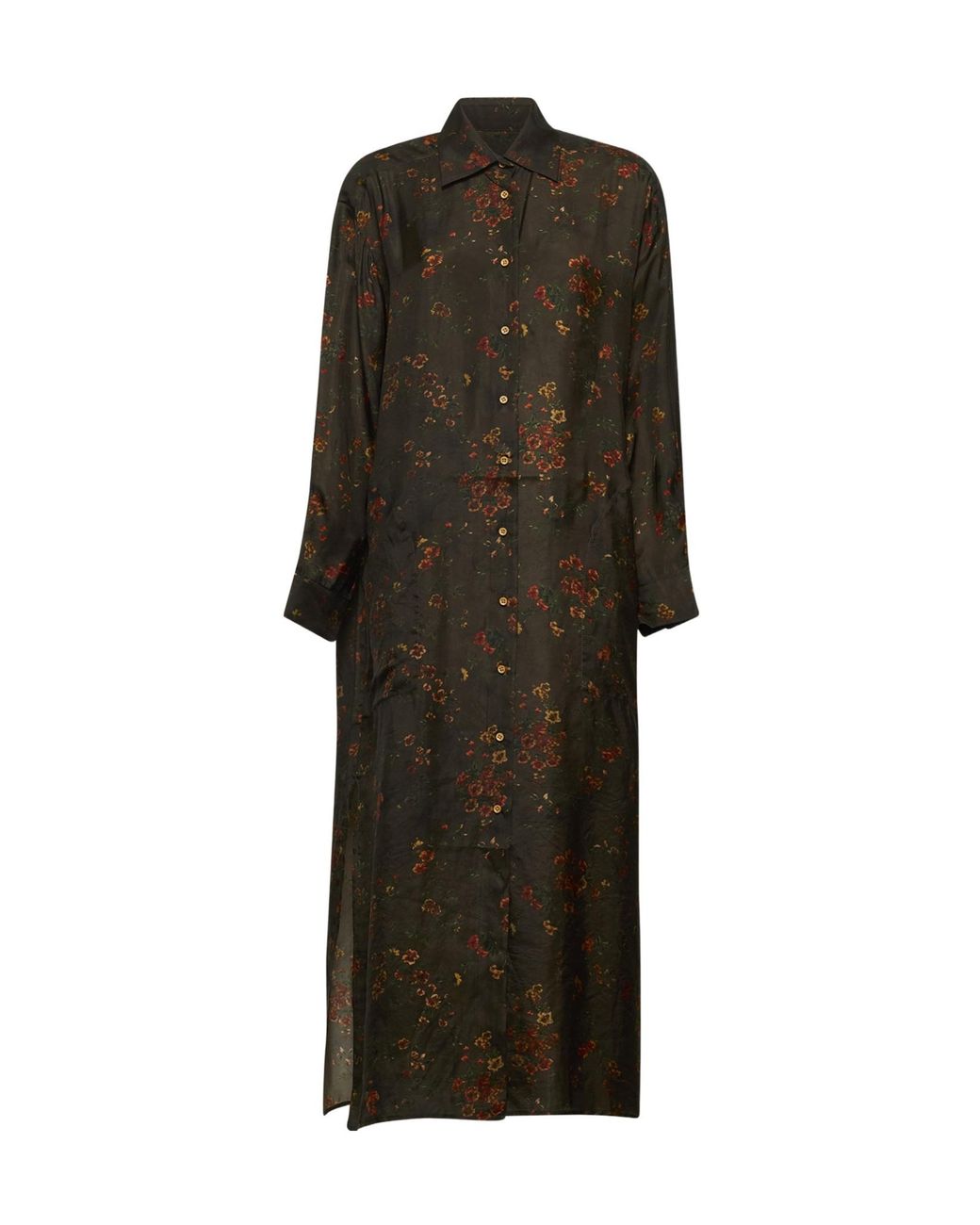 Uma Wang Multicolor Long-Sleeved Dress