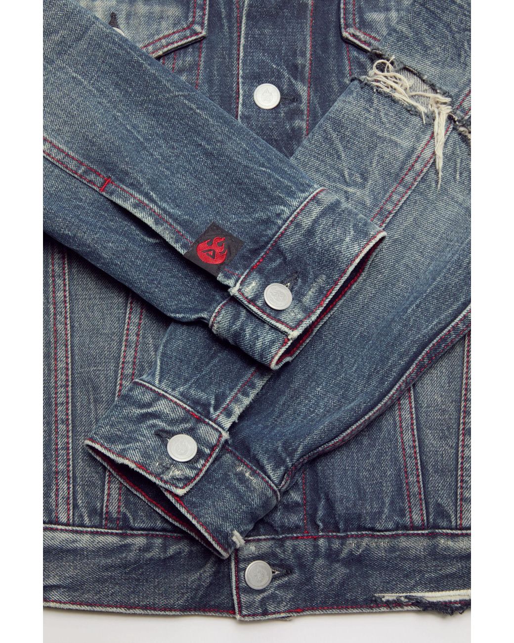 Acne Blue Re-Edition Worn Denim Jacket