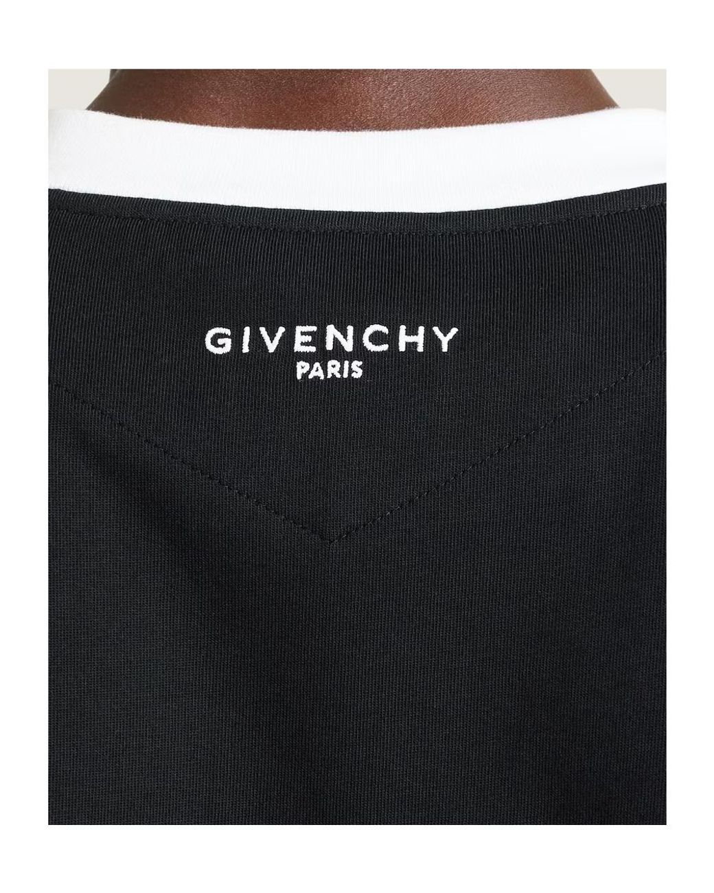 Givenchy Black Couture Seam T-Shirt for men