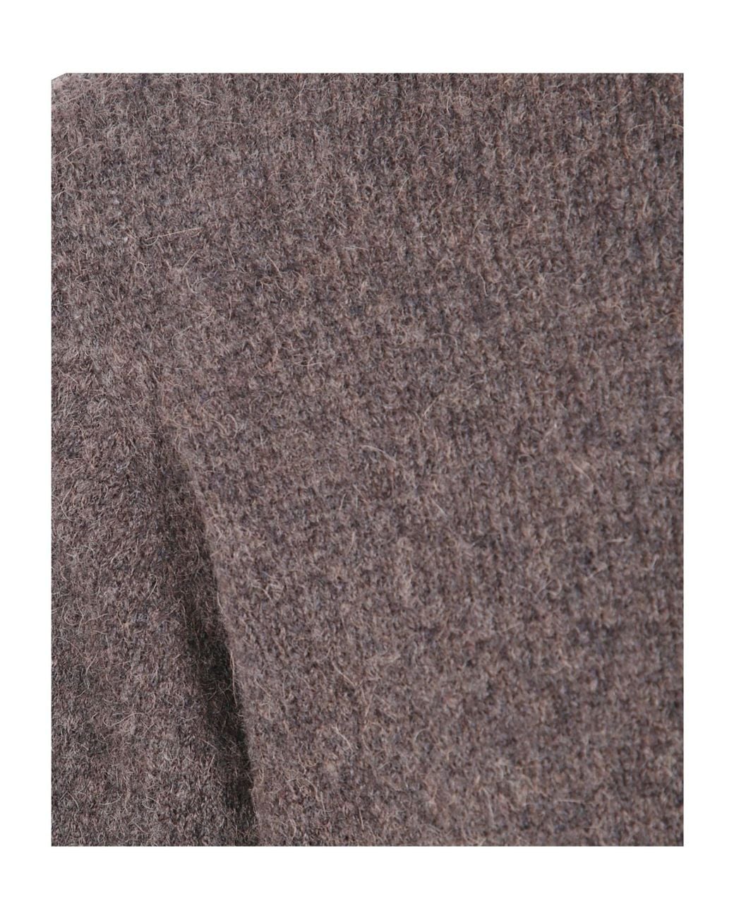 Roberto Collina Brown Crewneck Knitted Jumper for men