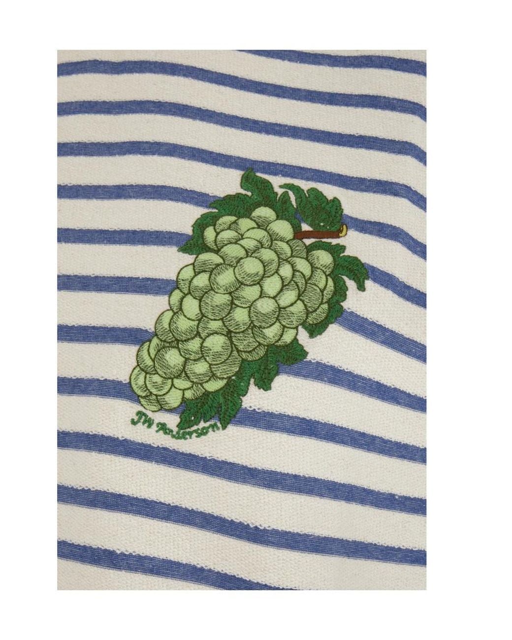 J.W. Anderson Gray Grape Towelling Tank Top