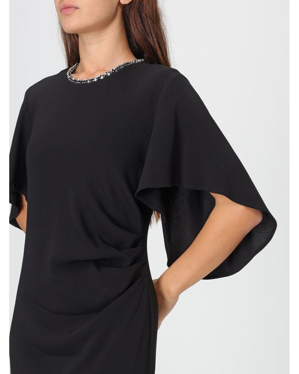 Pinko Black Embellished Details Dress