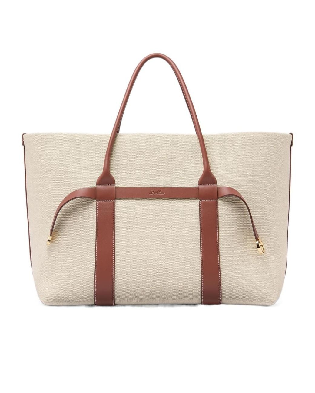 Loro Piana Natural Ghiera Large Shopper Bag