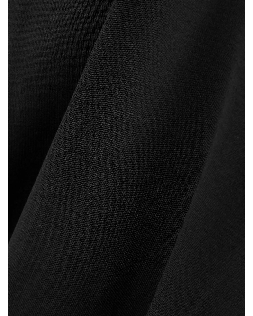 Lemaire Black Short-Sleeved Scoop-Neck T-Shirt