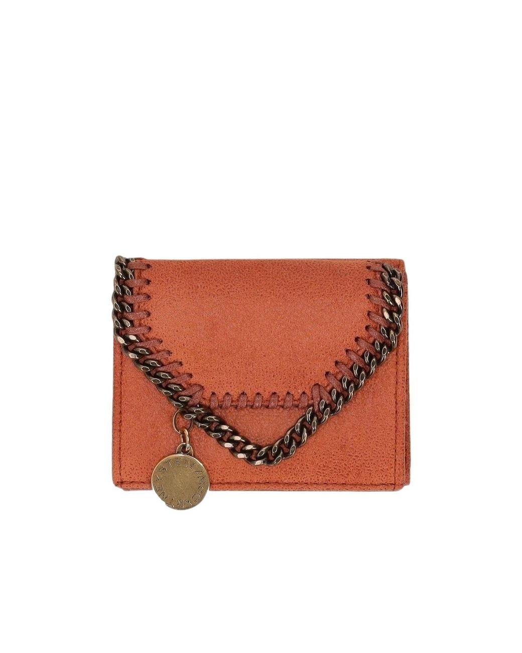 Stella McCartney White Falabella Trifold Wallet Eco S
