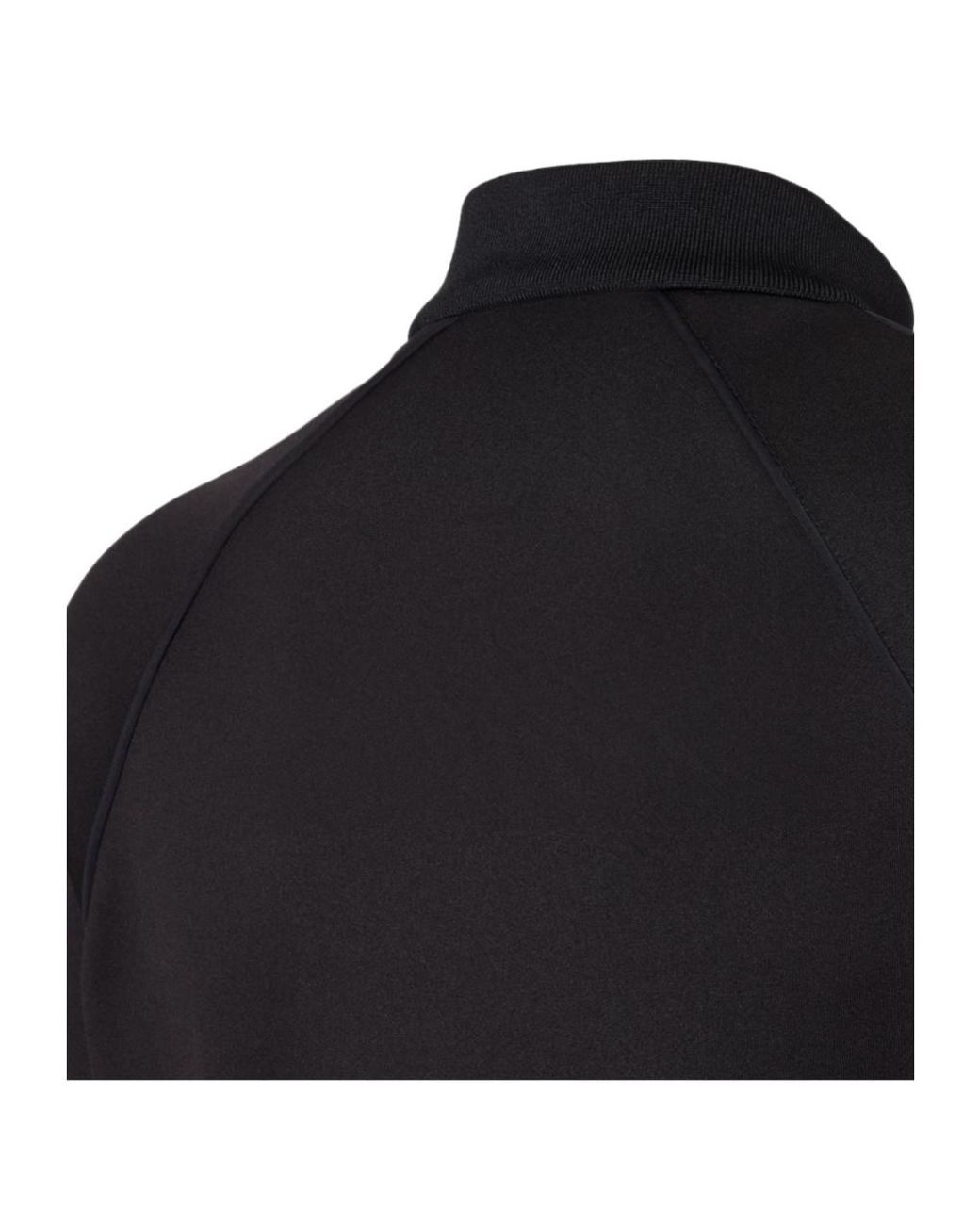 Fendi Black High-Neck Zip-Up Sweatshirt for men