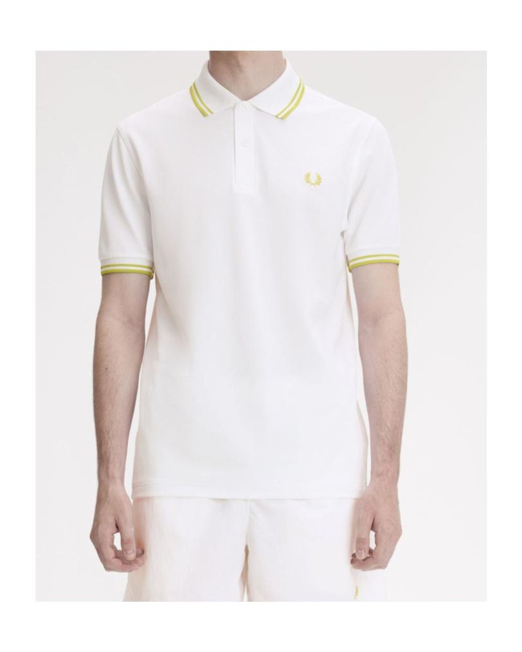 Fred Perry White Tennis Shirt for men