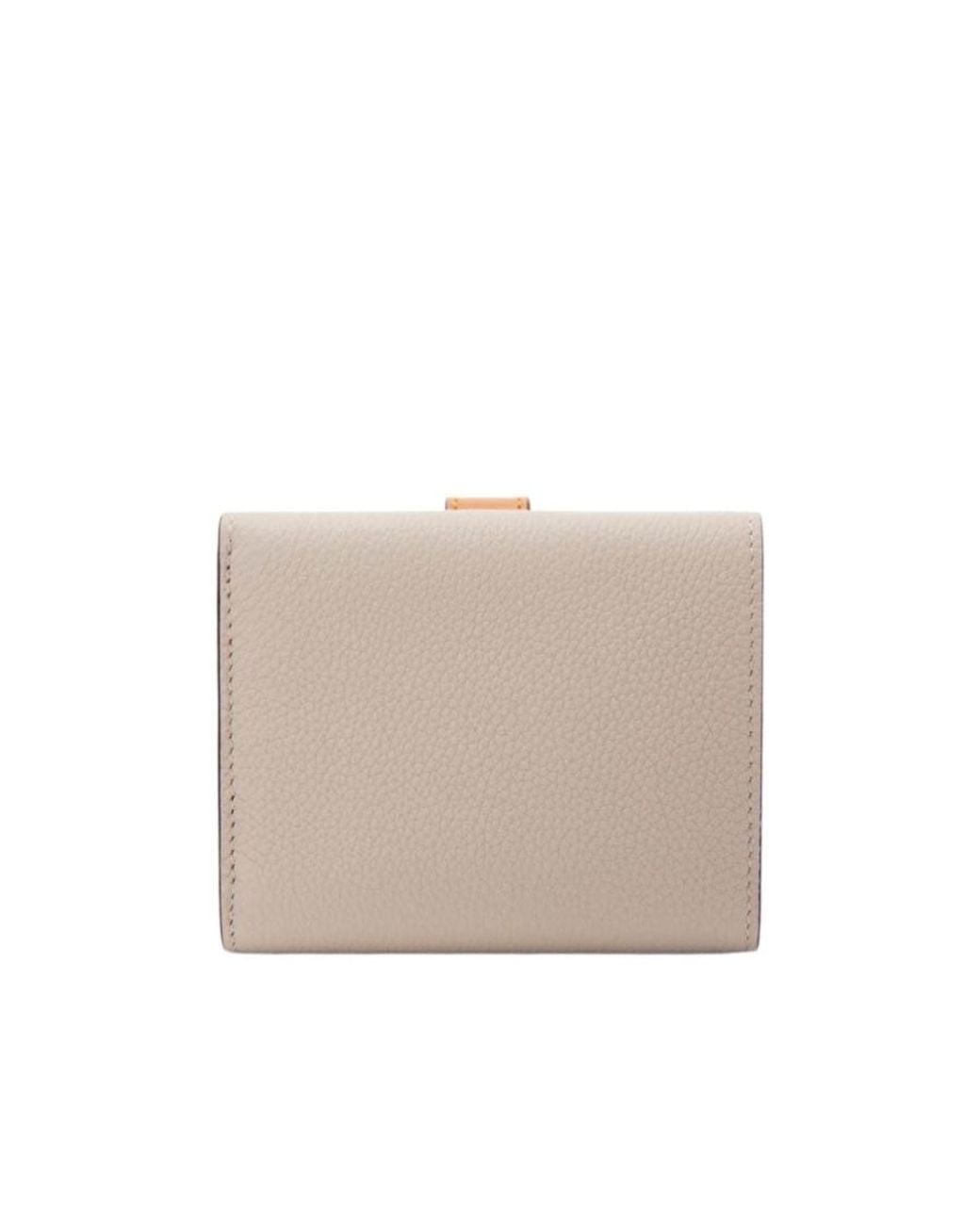 Loewe White Trifold Wallet