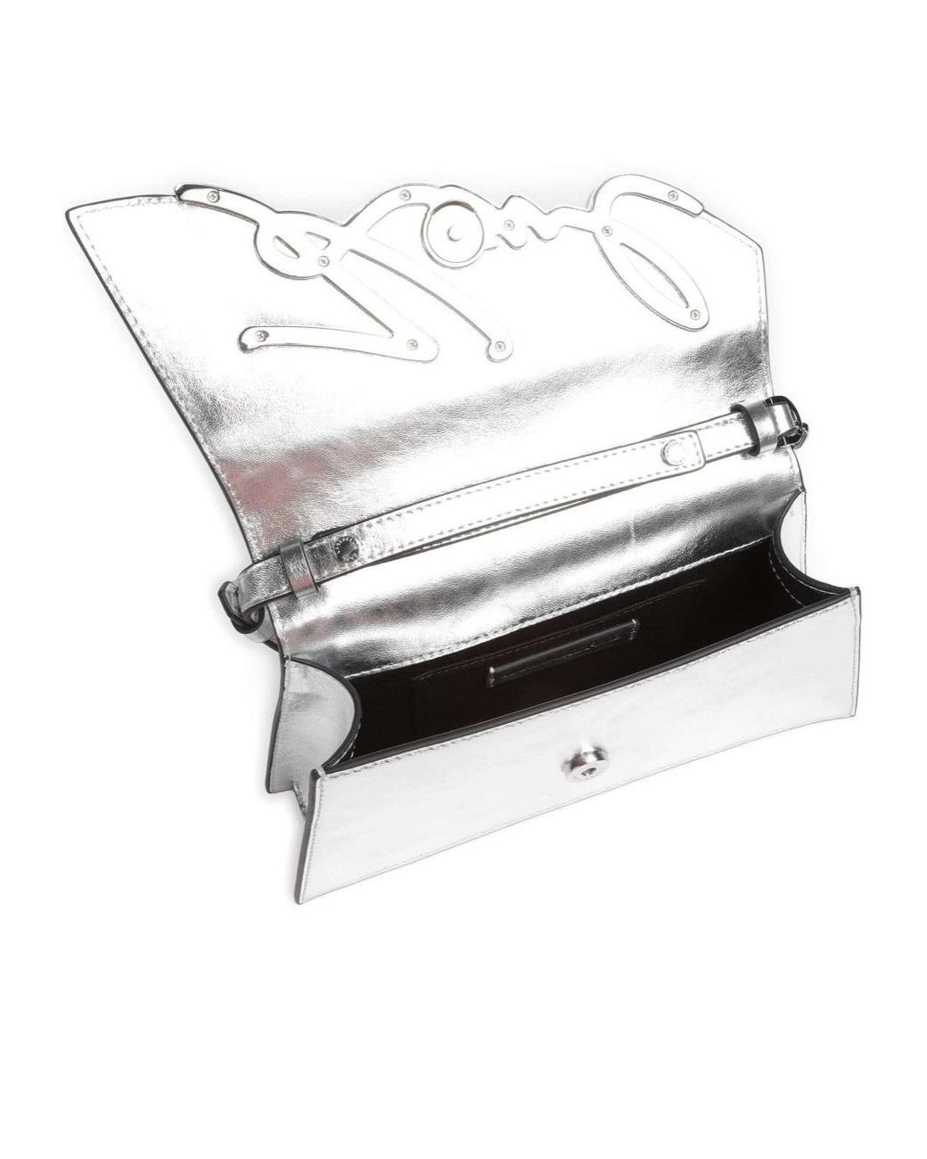 Karl Lagerfeld White Logo Shoulder Bag