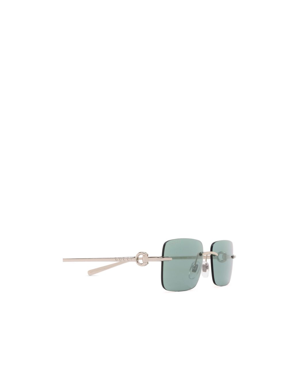 Gucci Green Eyewear Rectangular Frame Sunglasses for men
