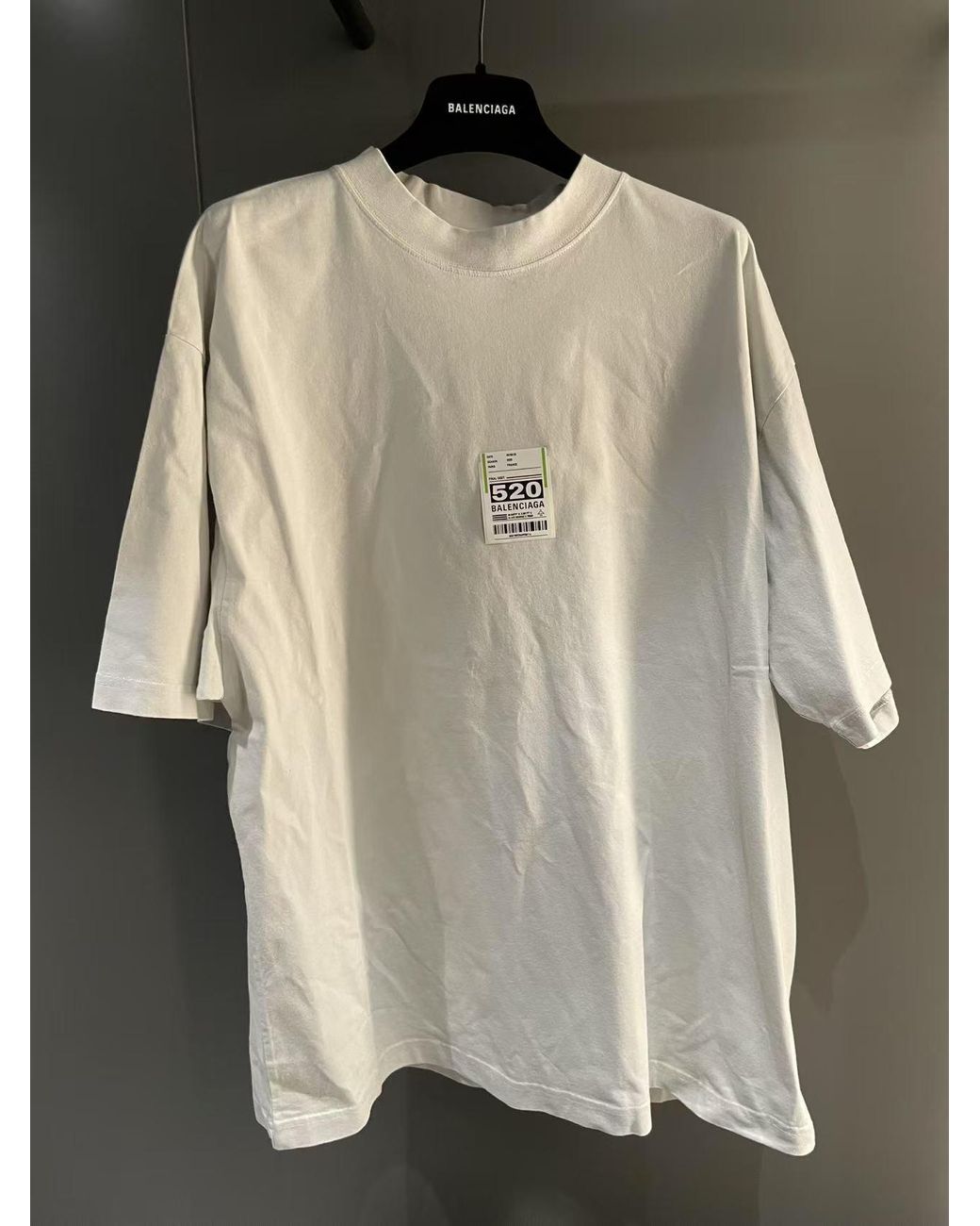 【送料込 BALENCIAGA★Airport Tag Tシャツ Balenciaga Airport Tag T-Shirt Medium Fit for Men | Lyst