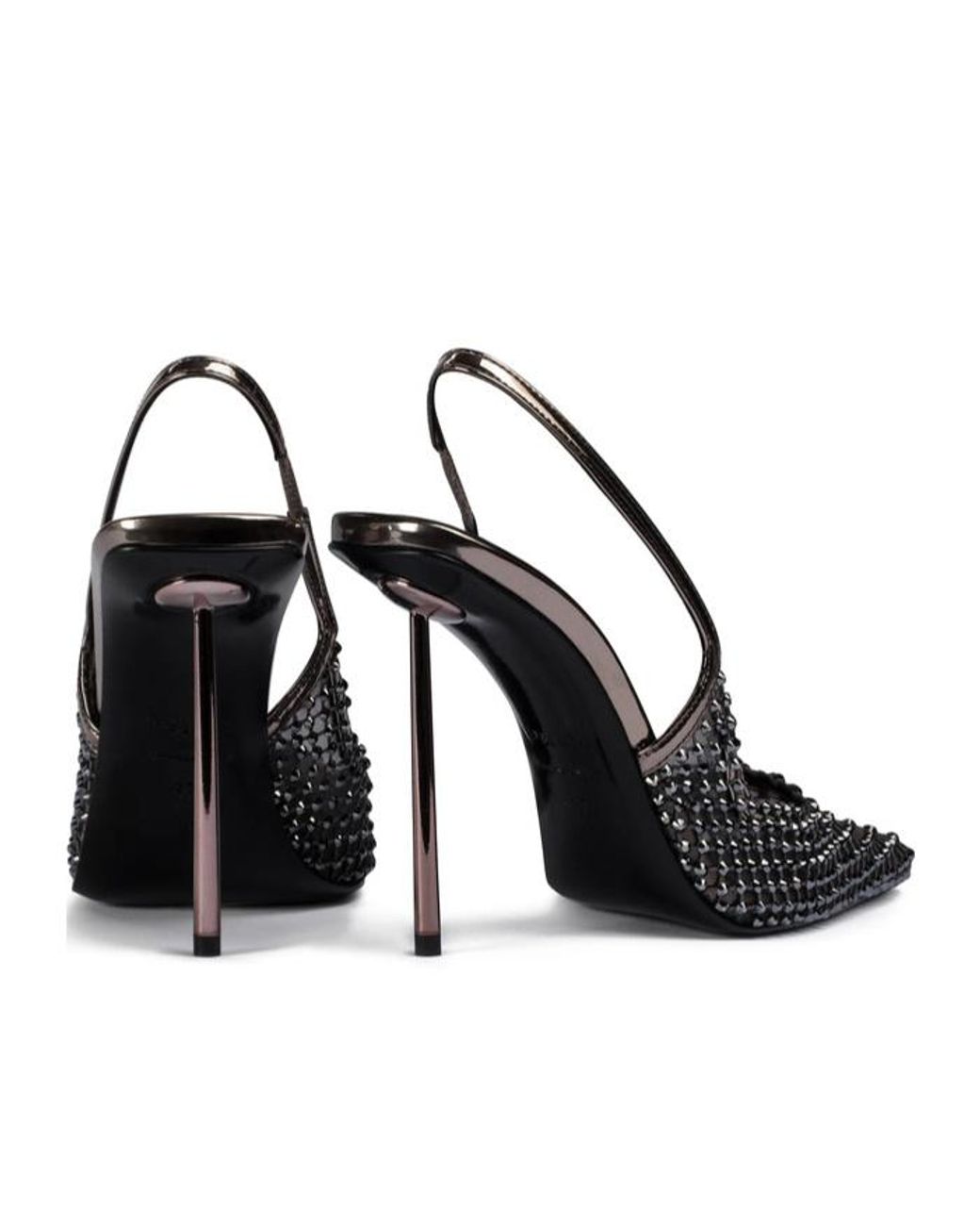 Le Silla Metallic Slingback High Heels