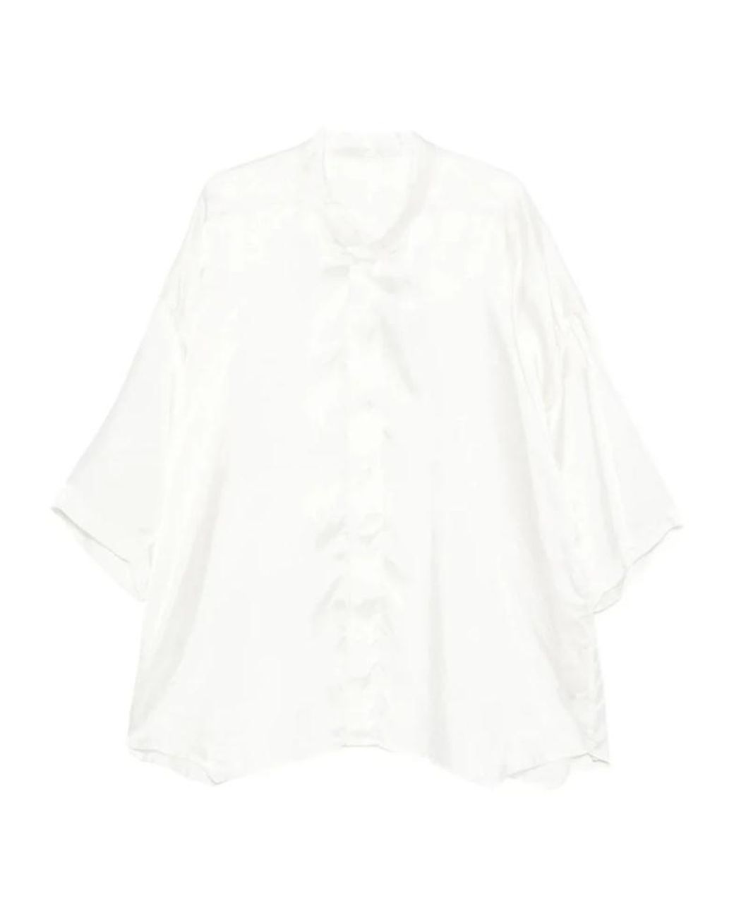 Rick Owens White Short-Sleeve Shirt for men