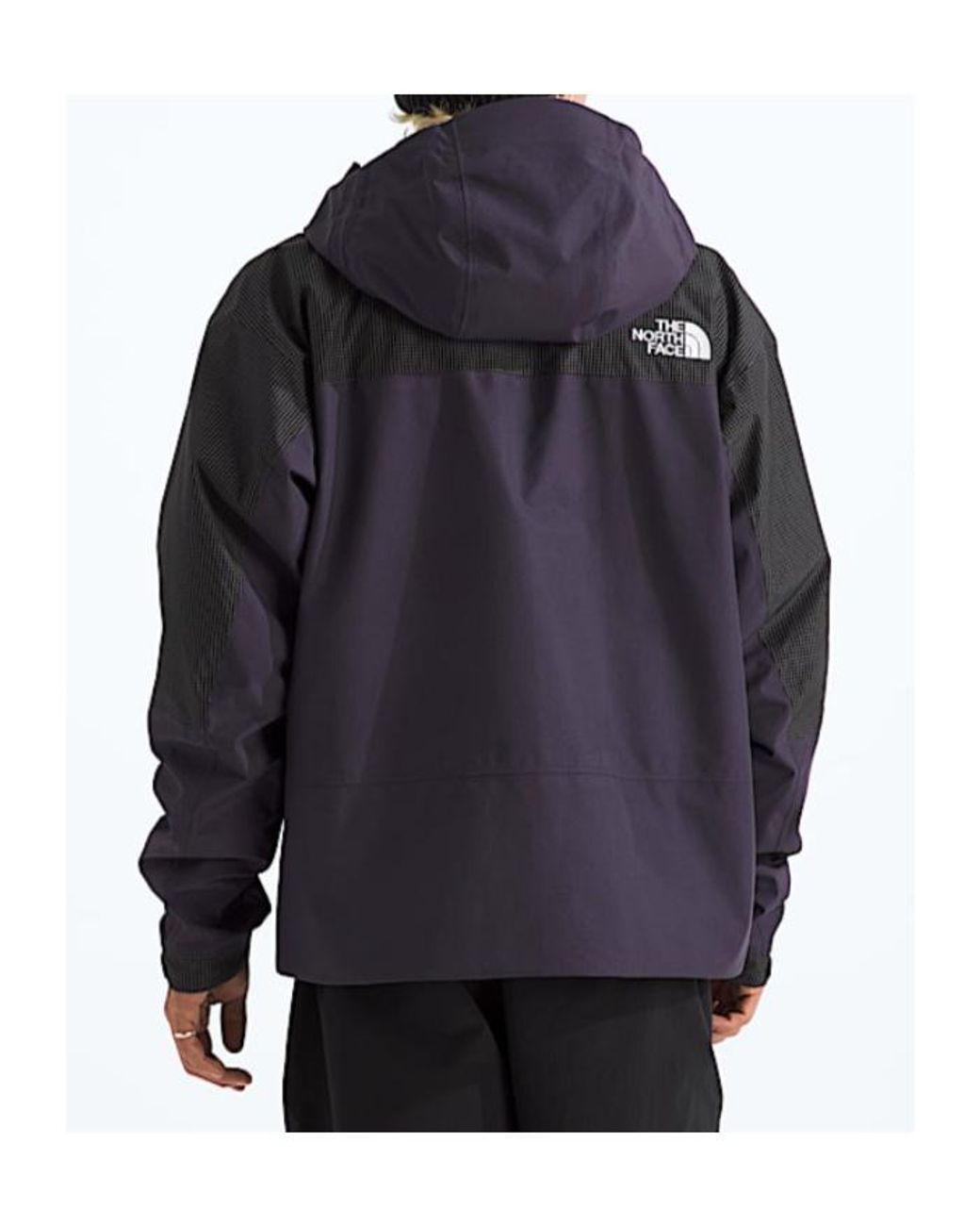The North Face Purple Panelled Hooded Jacket for men