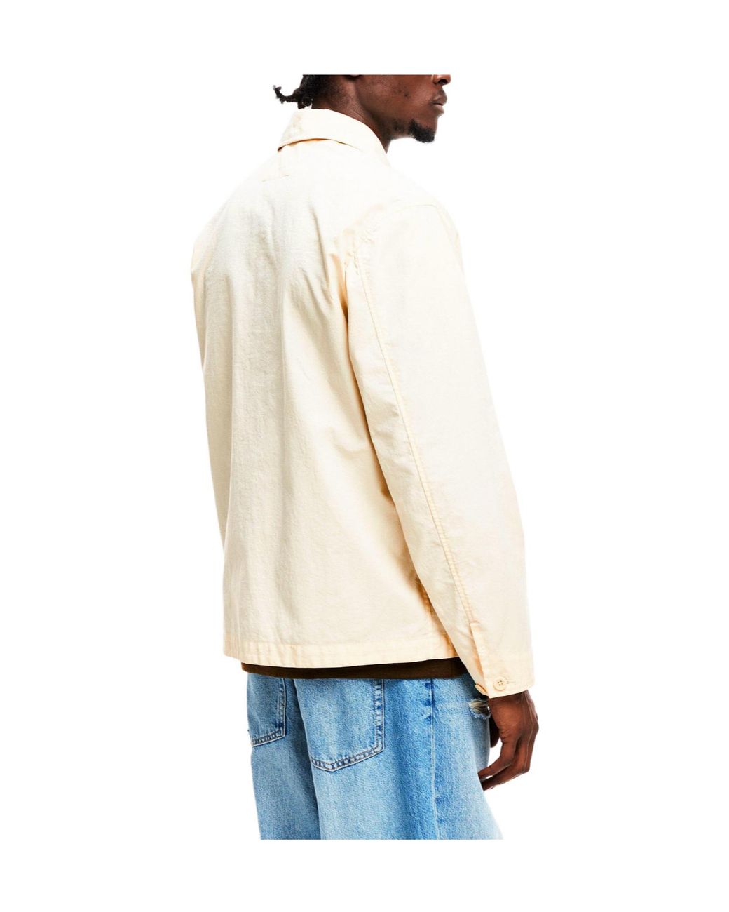C P Company White Shirt Jacket for men
