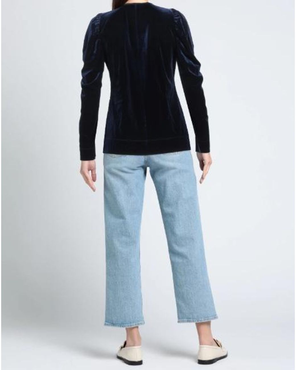 Ganni Blue Top