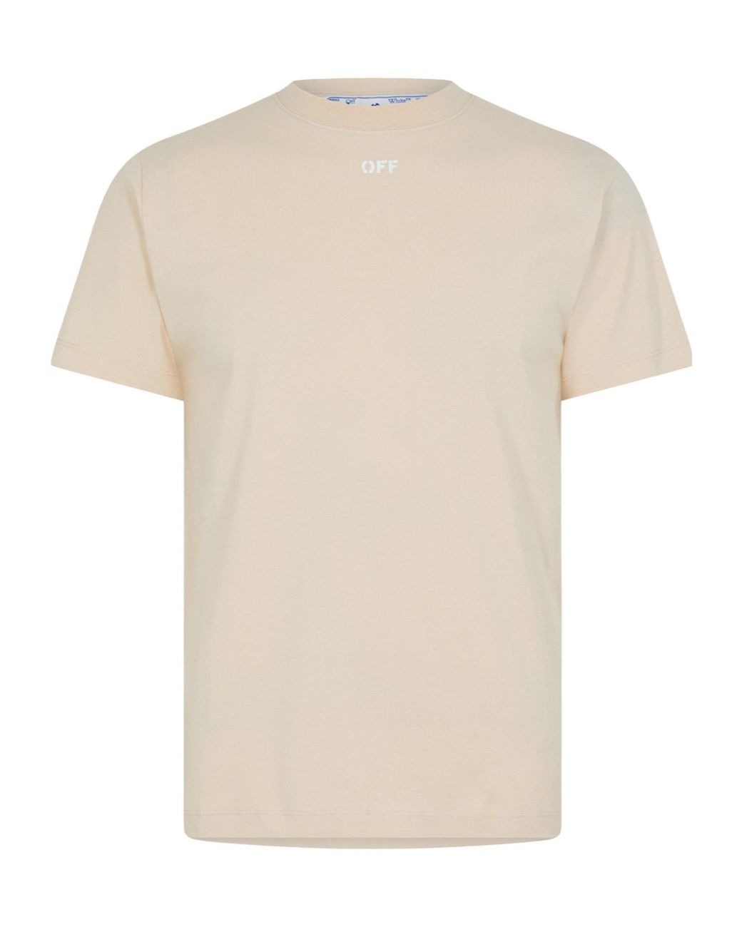 Off-White c/o Virgil Abloh White Logo Short Sleeve T-Shirt for men