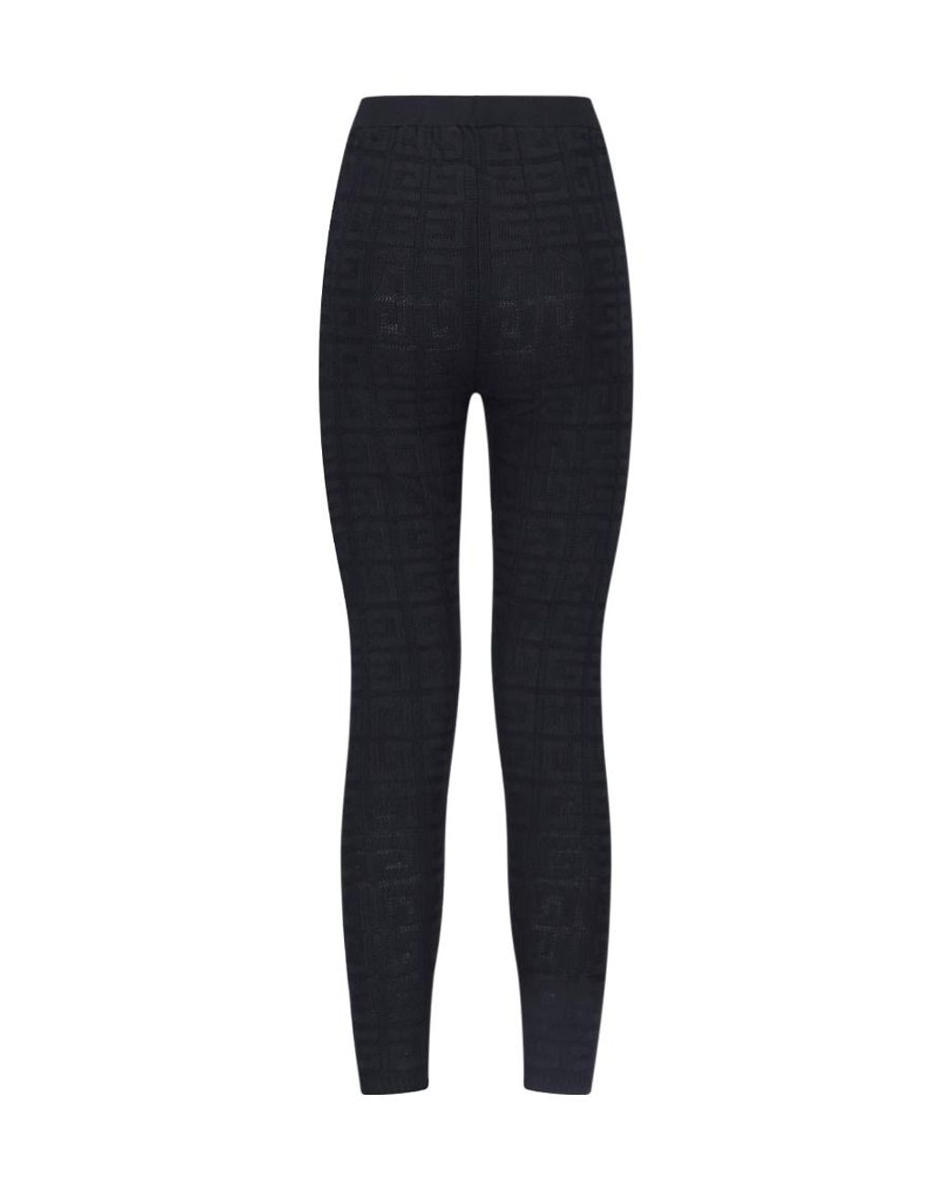 Givenchy Blue 4G Jacquard Leggings