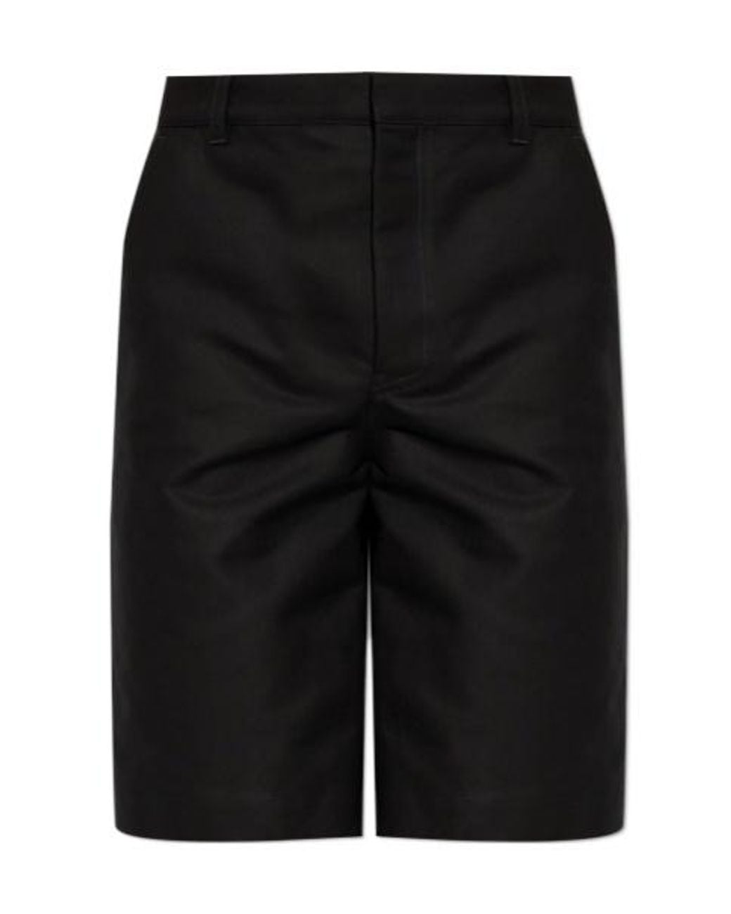 Balenciaga Black Knee-Length Shorts for men