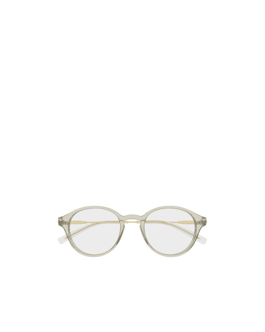 Gucci White Panthos Eyeglasses for men