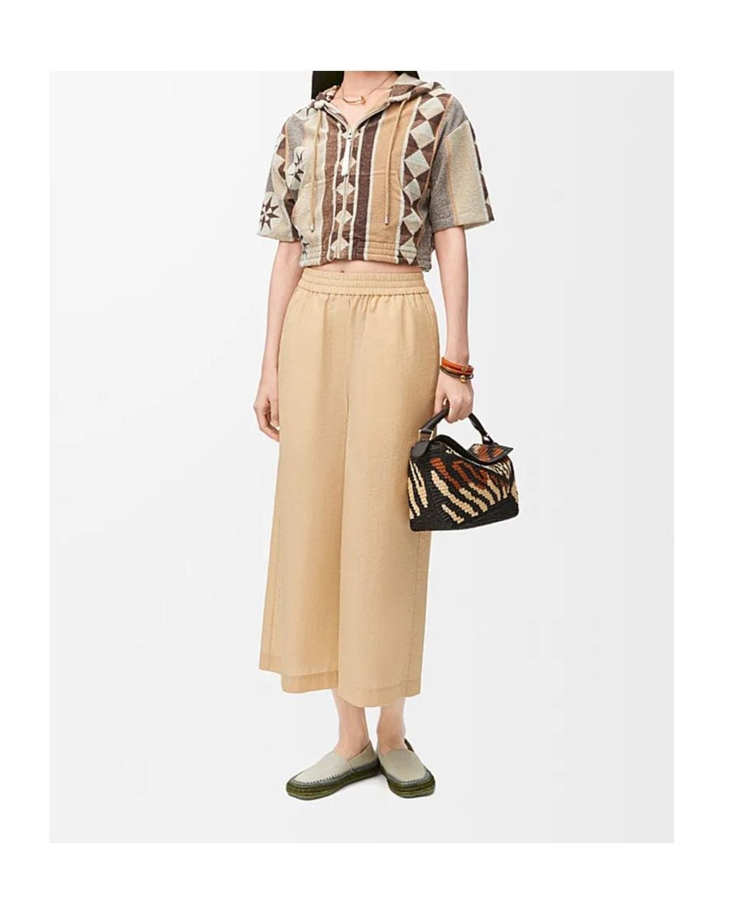 Loewe Natural Cropped Trousers