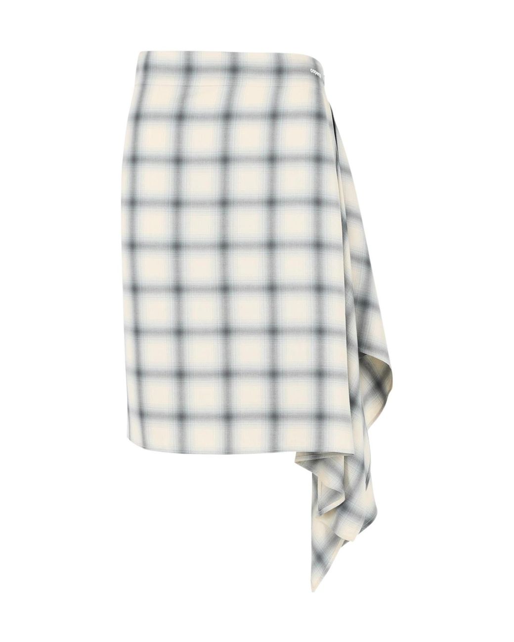Coperni White Zero Viscose Skirt