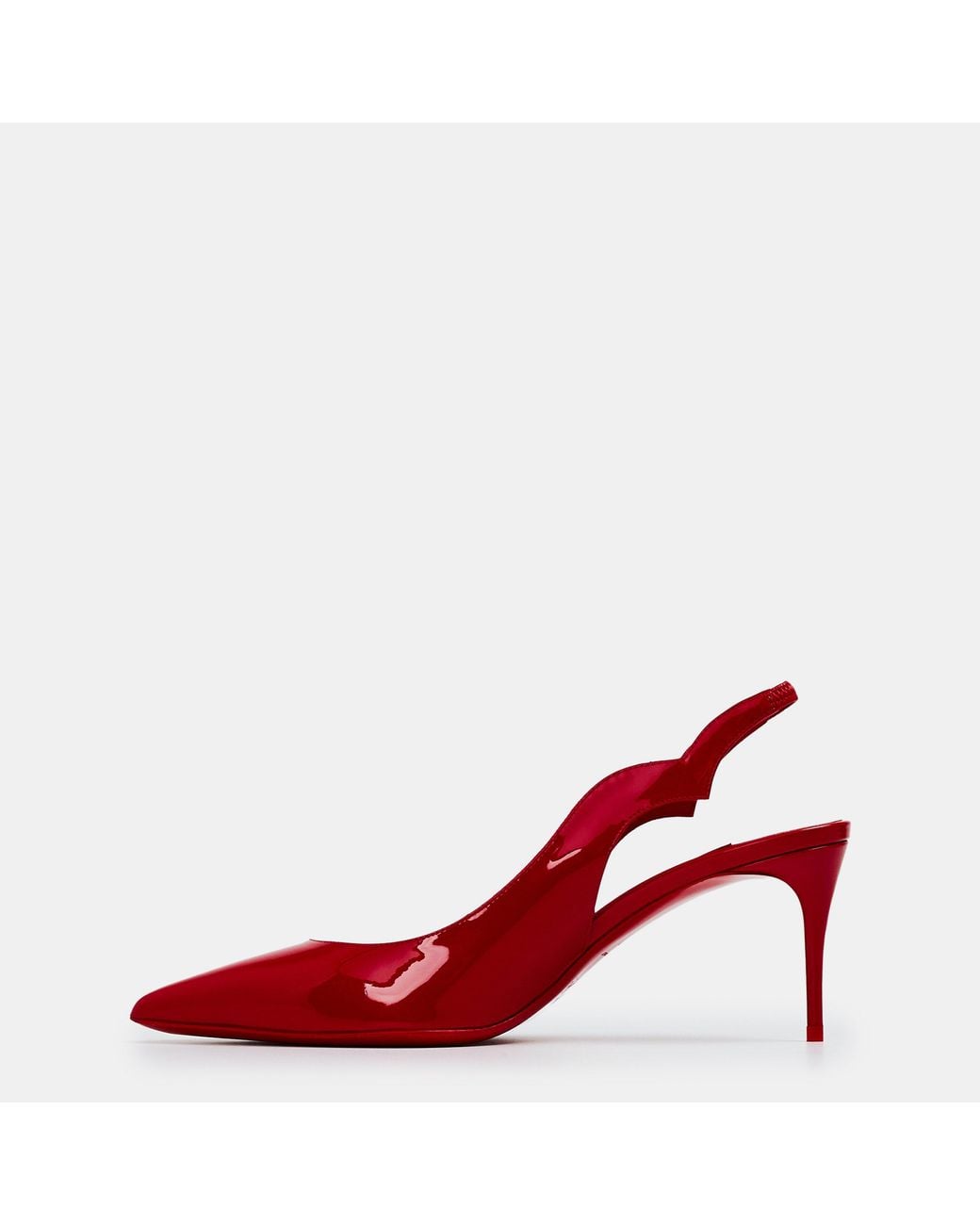 Christian Louboutin Signature Coloured Underside Italian Slingbacks