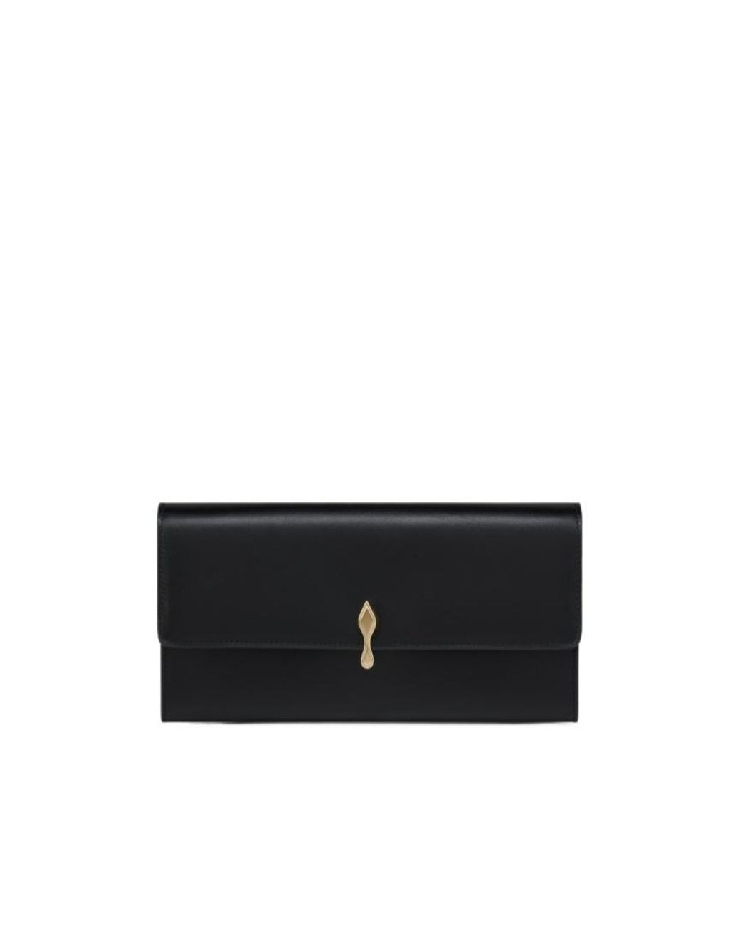 Christian Louboutin Black Foldover Wallet