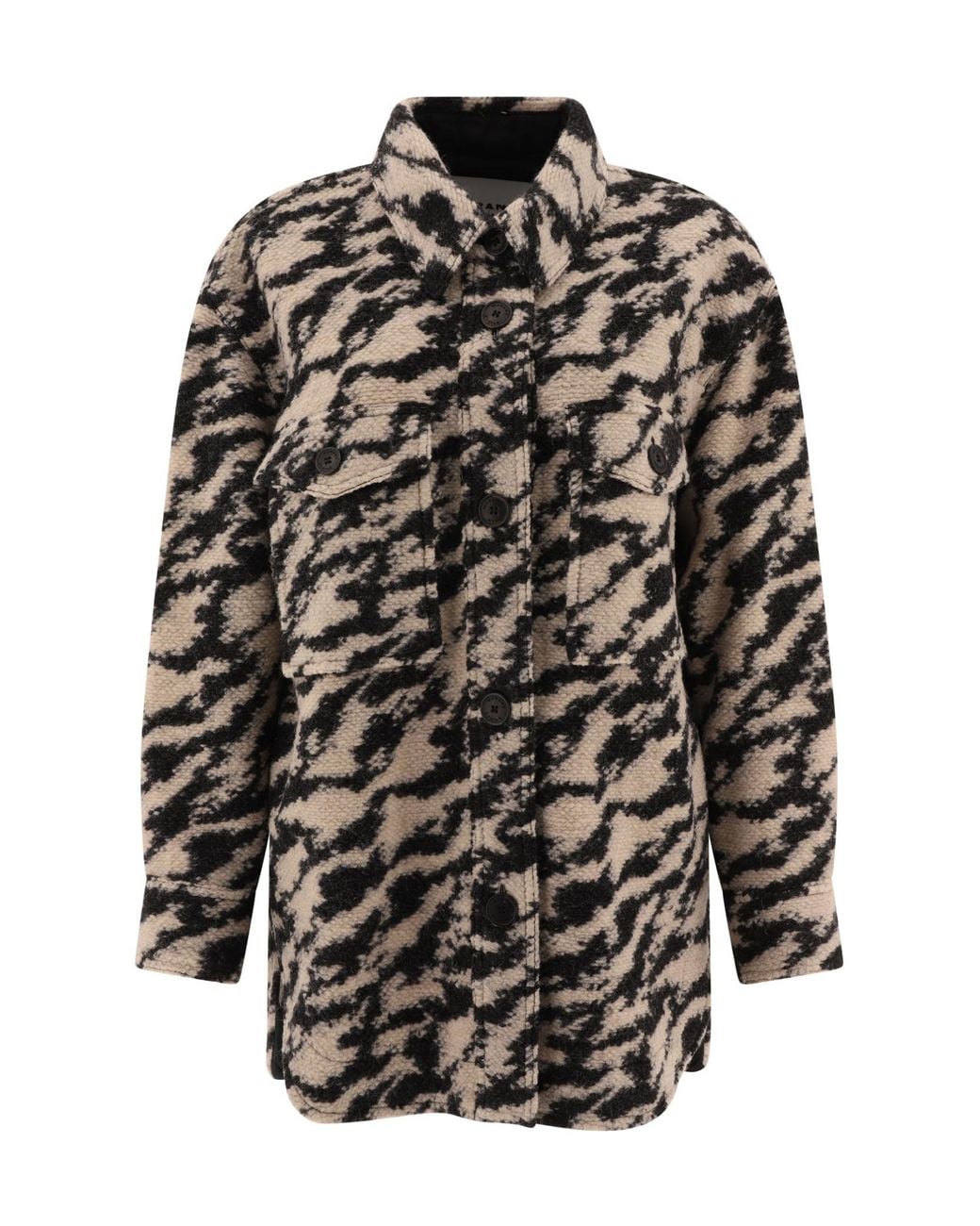 Isabel Marant Black Isabel Marant Étoile Harveli Button-Up Overshirt